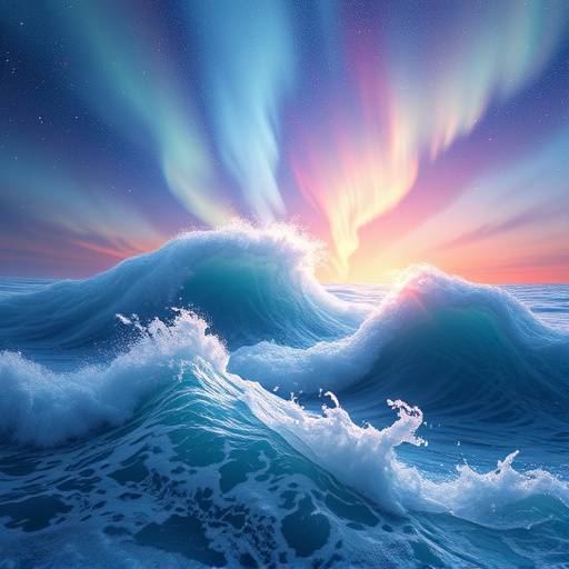 Album cover for 'Echoes of the Soul' by Aurora Wave.