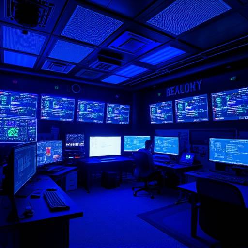 Image of cybersecurity operations room