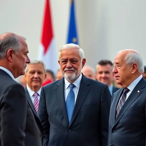 International leaders gathered for a peace summit