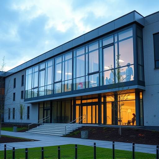 Modern research facility at NUI Galway campus