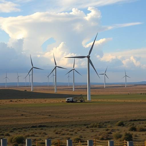 Wind turbines set against the landscape of County Clare